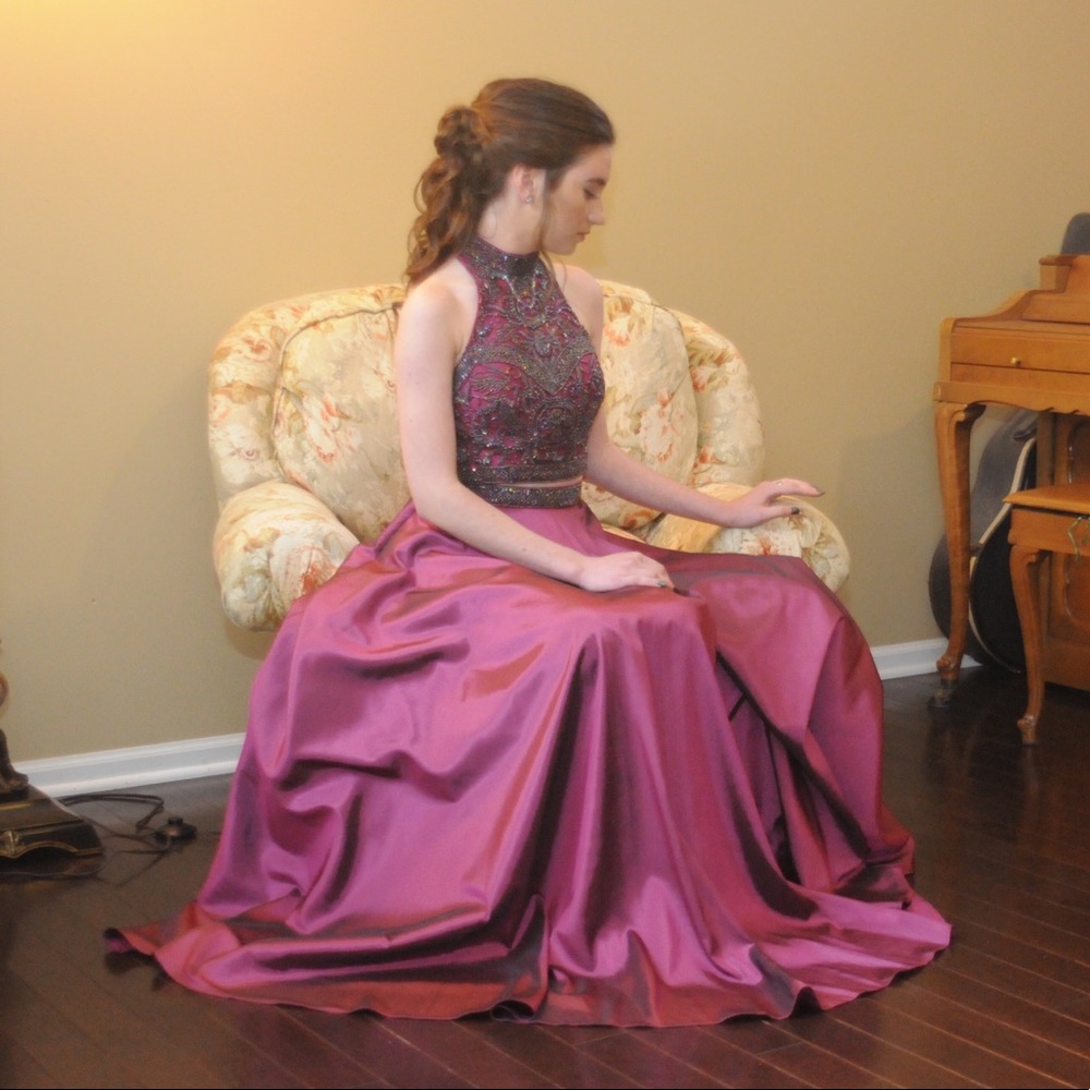 Sherri Hill Purple Prom Dress